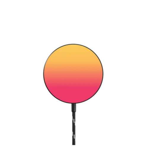 Peach Haze |   / PowerThru Magnetic Wireless Charger MagSafe Compatible / Black | Image 1