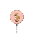 Happy Cupcake Time PowerThru Magnetic Wireless Charger |   / PowerThru Magnetic Wireless Charger MagSafe Compatible / Black | Image 1