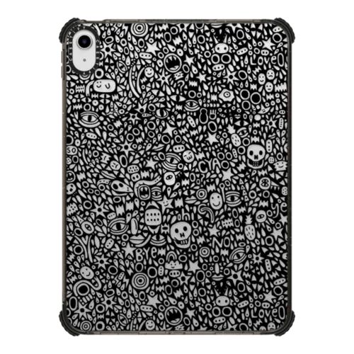 boneyard | iPad 10.9-inch (10th gen) / iPad Impact Case / Black | Image 1