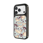 Ducks and bows | iPhone 18 Pro Max / Impact Case MagSafe Compatible - Glossy / Glossy Black | Image 2