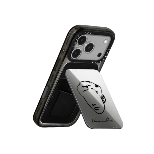Faceless Man | Snappy Cardholder Stand / Snappy Mirror Cardholder Stand MagSafe Compatible / Silver | Image 3