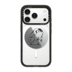 Faceless Woman | Snappy Grip Stand / Snappy Mirror Grip Stand MagSafe Compatible / Silver | Image 1