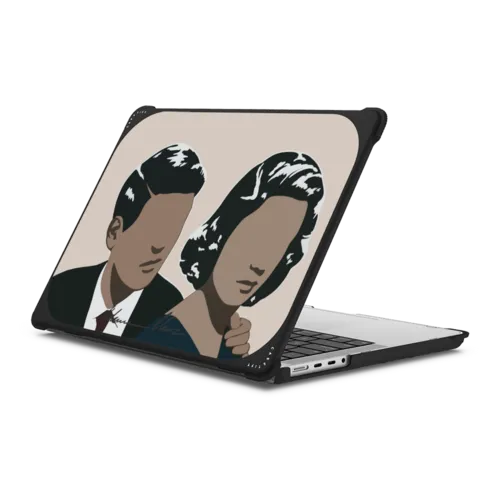 Couple | MacBook Pro 14-inch (M1 - M5) / MacBook Bounce Case / Black | Image 1