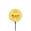 Birb Face |   / PowerThru Magnetic Wireless Charger MagSafe Compatible / Black | Image 1