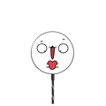 Bread Face |   / PowerThru Magnetic Wireless Charger MagSafe Compatible / Black | Image 1