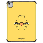Birb Face | iPad Air (4th/5th gen) / iPad Impact Case / Black | Image 1