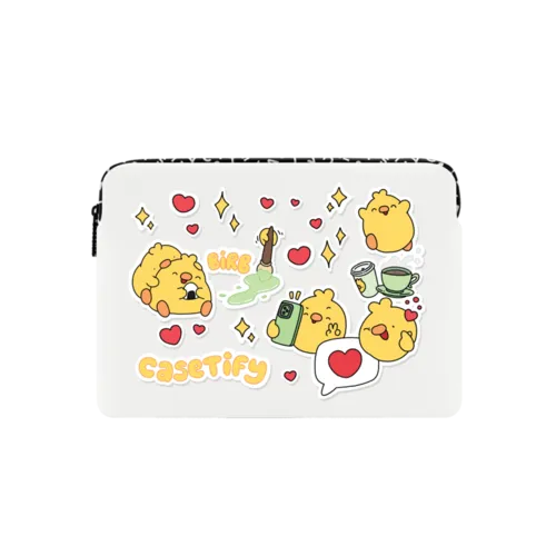 Sticker Birb | Small (13") / Impact Laptop Sleeve / Multicolor | Image 1