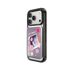 Take A Photo In Lazy Universe | Snappy Cardholder Stand / Snappy Mirror Cardholder Stand MagSafe Compatible / Silver | Image 2