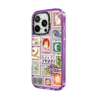Stamp Collection | iPhone 16 Pro / Impact Case MagSafe Compatible / Purple | Image 2