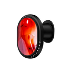 Orange Gemstone | PowerThru Wireless Car Charger / PowerThru Wireless Car Charger MagSafe Compatible  / Black | Image 1