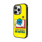 DON'T WORRY BE EARTHLY | iPhone 16 Pro Max / Impact Case MagSafe Compatible / Black | Image 2