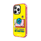 DON'T WORRY BE EARTHLY | iPhone 16 Pro Max / Impact Case MagSafe Compatible / Pink Fizz | Image 2