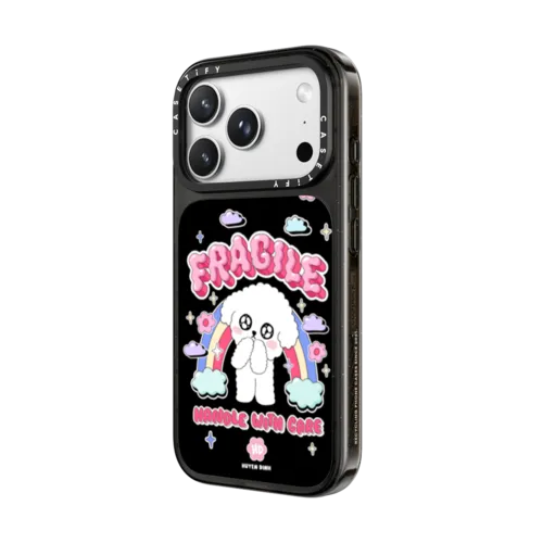Fragile handle with care | iPhone 18 Pro Max / Impact Case MagSafe Compatible - Glossy / Glossy Black | Image 2