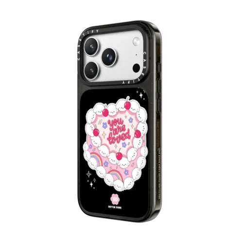 You are loved cake with Bichon Bibo icing | iPhone 18 Pro Max / Impact Case MagSafe Compatible - Glossy / Glossy Black | Image 2