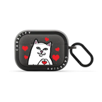 Nermal Loves Earbuds Case | AirPods Pro 2 / Earbuds Bounce Case / Matte Charcoal | Image 1