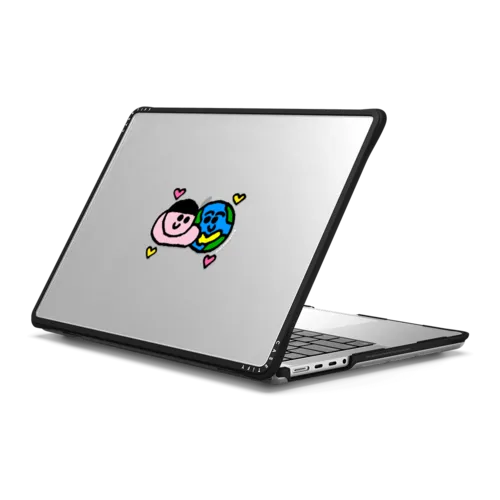 LOVE | MacBook Pro 14-inch (M1 - M5) / MacBook Impact Case / Black | Image 1