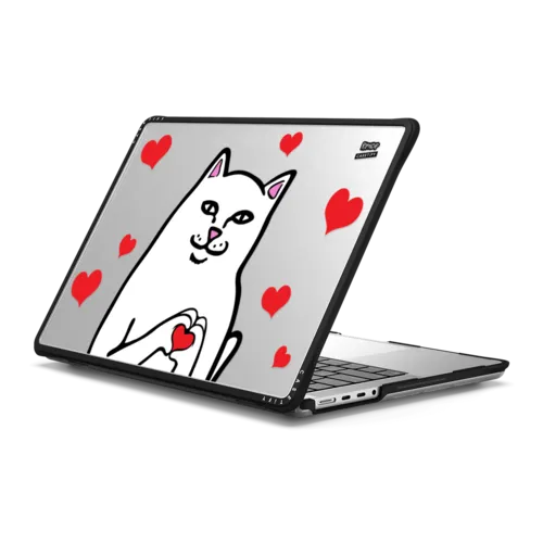 Nermal Loves Laptop Case | MacBook Pro 14-inch (M1 - M5) / MacBook Impact Case / Black | Image 1