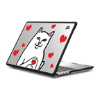 Nermal Loves Laptop Case | MacBook Pro 14-inch (M1 - M5) / MacBook Impact Case / Black | Image 1