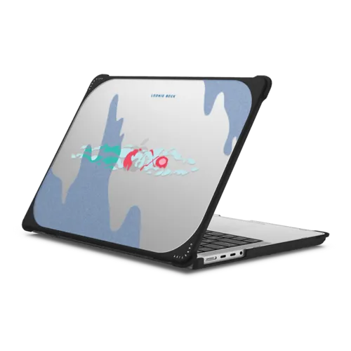 Deep Sea | MacBook Pro 14-inch (M1 - M5) / MacBook Bounce Case / Black | Image 1