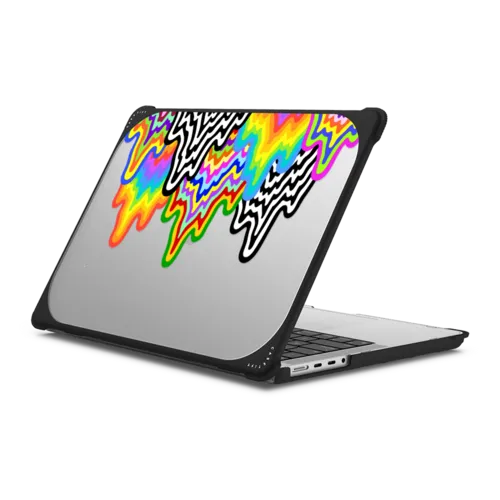 Multi Drip | MacBook Pro 14-inch (M1 - M5) / MacBook Bounce Case / Black | Image 1