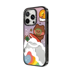 Sunset Surfing Case | iPhone 16 Pro Max / Impact Case MagSafe Compatible / Black | Image 2
