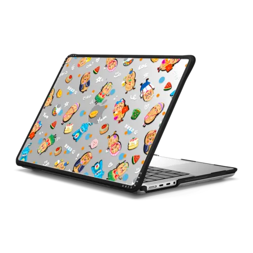 Peanut Buddy ( MacBook ) | MacBook Pro 14-inch (M1 - M5) / MacBook Impact Case / Black | Image 1