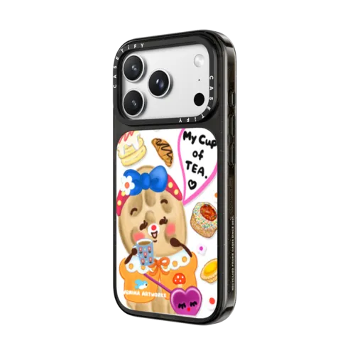 My cup of tea | iPhone 18 Pro Max / Impact Case MagSafe Compatible - Glossy / Glossy Black | Image 2