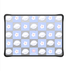 Bichon Bibo Dog Pastel Checker with Flower | MacBook Pro 14-inch (M1 - M5) / MacBook Impact Case / Black | Image 2