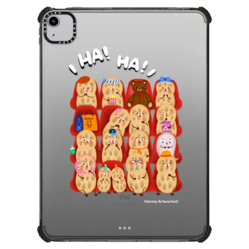 Peanuts are watching you | iPad Air (4th/5th gen) / iPad Impact Case / Black | Image 1