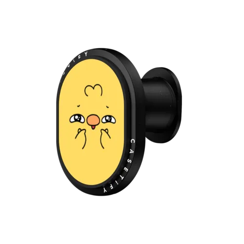 Birb Face | PowerThru Wireless Car Charger / PowerThru Wireless Car Charger MagSafe Compatible  / Black | Image 1