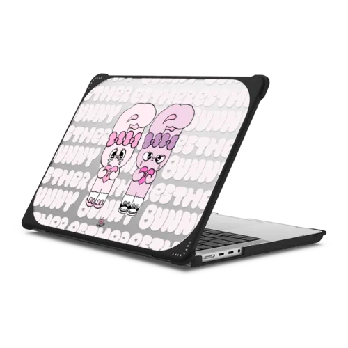 Heartbreak makes me stronger | MacBook Pro 14-inch (M1 - M5) / MacBook Bounce Case / Black | Image 1