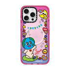 LOVE ME TO THE MOON | iPhone 16 Pro Max / Impact Case MagSafe Compatible / Pink Fizz | Image 1
