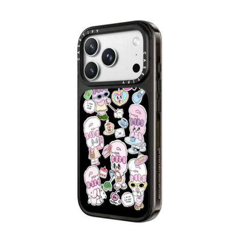 Bunny Life | iPhone 18 Pro Max / Impact Case MagSafe Compatible - Glossy / Glossy Black | Image 2