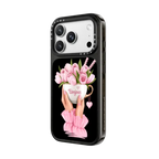 Floral coffee | iPhone 18 Pro Max / Impact Case MagSafe Compatible - Glossy / Glossy Black | Image 2