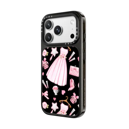 Pink dreams | iPhone 18 Pro Max / Impact Case MagSafe Compatible - Glossy / Glossy Black | Image 2
