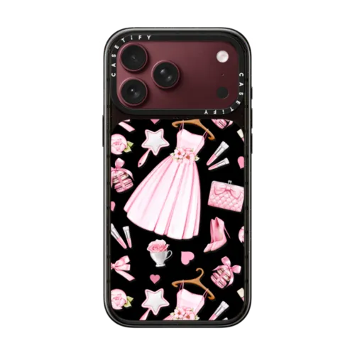 Pink dreams | iPhone 18 Pro Max / Impact Case MagSafe Compatible - Glossy / Glossy Black | Image 1