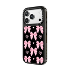 Pink bows | iPhone 18 Pro Max / Impact Case MagSafe Compatible - Glossy / Glossy Black | Image 2