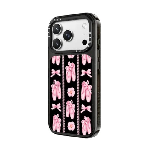 Ballet pattern | iPhone 18 Pro Max / Impact Case MagSafe Compatible - Glossy / Glossy Black | Image 2