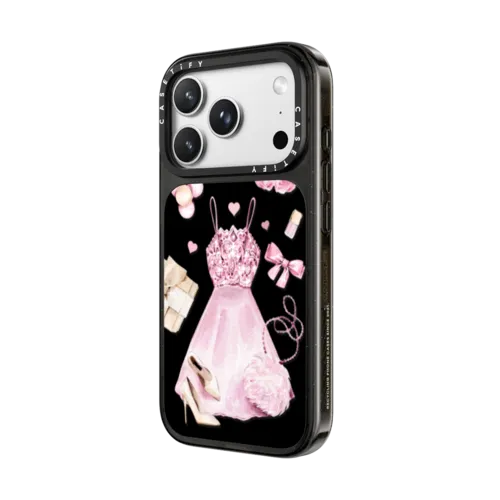 Pink clothes set | iPhone 18 Pro Max / Impact Case MagSafe Compatible - Glossy / Glossy Black | Image 2