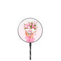 Floral coffee |   / PowerThru Magnetic Wireless Charger MagSafe Compatible / Black | Image 1