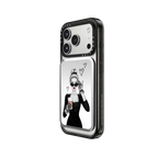 Elegant lady | Snappy Cardholder Stand / Snappy Mirror Cardholder Stand MagSafe Compatible / Silver | Image 2