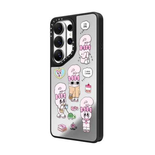 I need coffee | Galaxy S26 Ultra / Mirror Magnetic Case / Silver on Black | Image 2