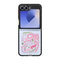 Bows And Bunnies | Galaxy Z Flip6 / Impact Case / Black | Image 1