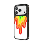 Rainbow Drip | iPhone 18 Pro Max / Impact Case MagSafe Compatible - Glossy / Glossy Black | Image 2