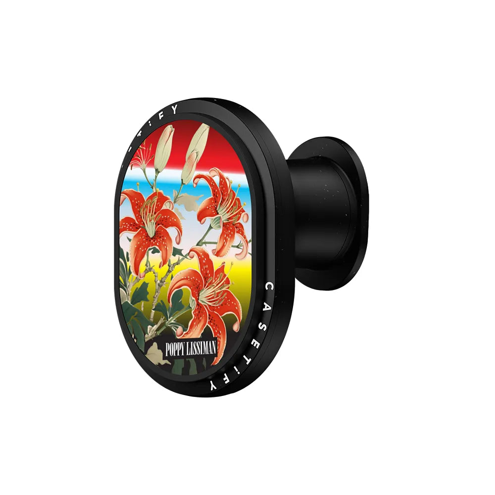 Red Lilies PowerThru Wireless Car Charger