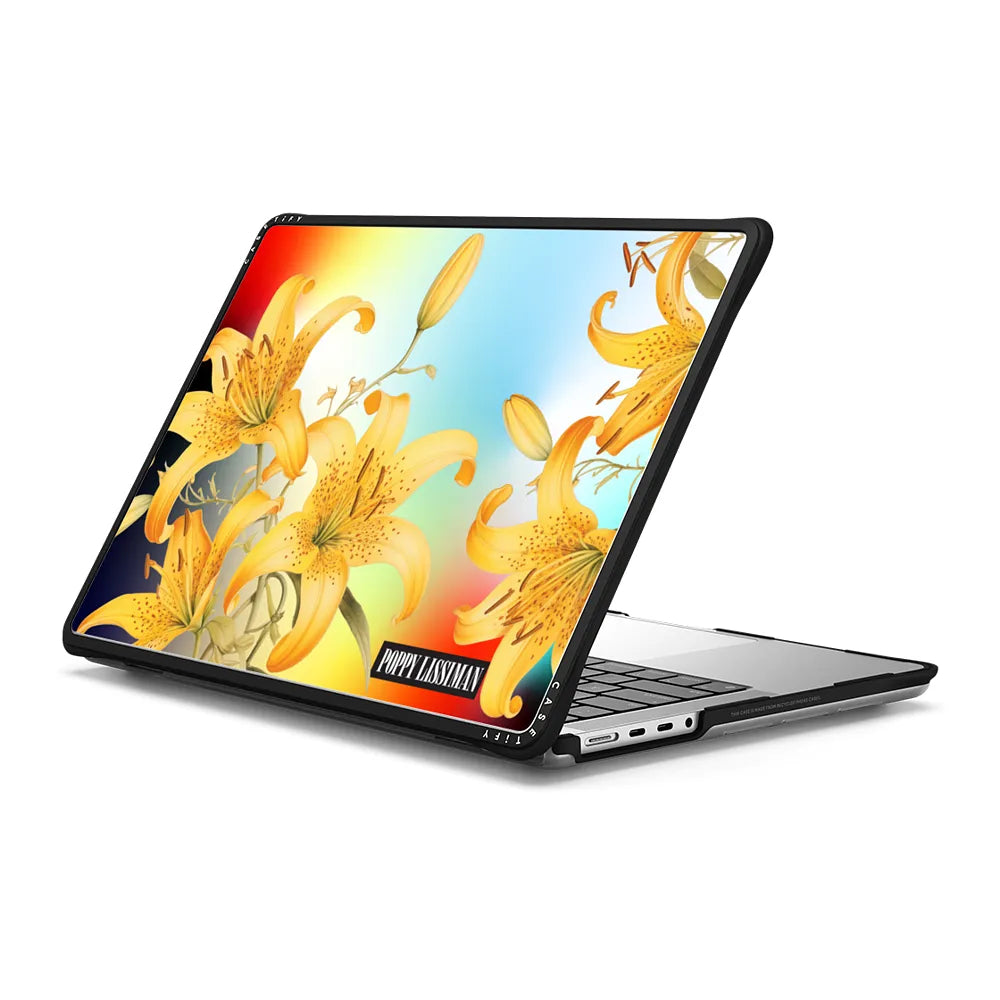 Yellow Lilies Laptop Case