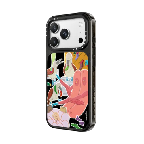 Bestie Socks | iPhone 18 Pro Max / Impact Case MagSafe Compatible - Glossy / Glossy Black | Image 2