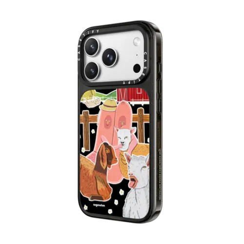 My Friend's Best Nostrils | iPhone 18 Pro Max / Impact Case MagSafe Compatible - Glossy / Glossy Black | Image 2