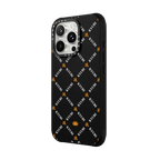 KYUBI Cross on Leather | iPhone 16 Pro Max / BioVeg Case MagSafe Compatible / Black | Image 2