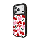 Mon Cheri Cherries | iPhone 18 Pro Max / Impact Case MagSafe Compatible - Glossy / Glossy Black | Image 2
